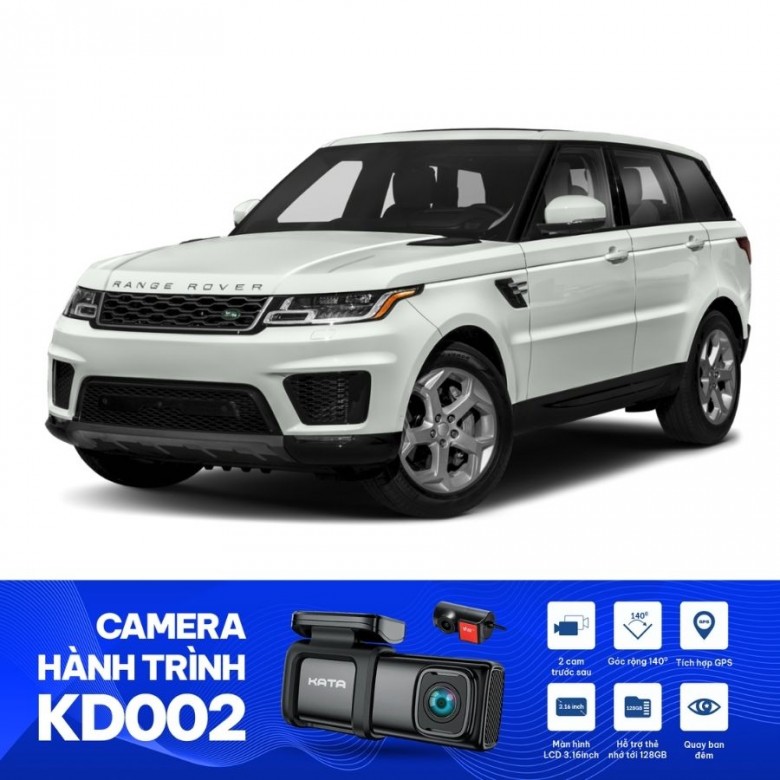 Lắp Camera Hành Trình KD002 Cho Range Rover Tại Đà Nẵng